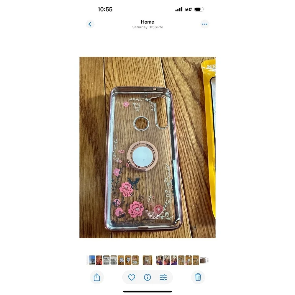 Glitter Case for Redmi Note 8 Cover Floral Pattern Bling Soft Silicone Shockproo